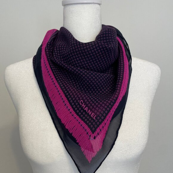 Authentic Chanel Fring Scarf - Picture 6 of 7